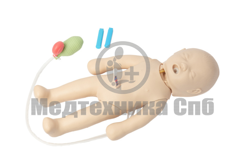 Малыш 2 Манекен-симулятор для отработки навыков ухода за новорожденными и сердечно-легочной реанимации (для кабинета педиатра)